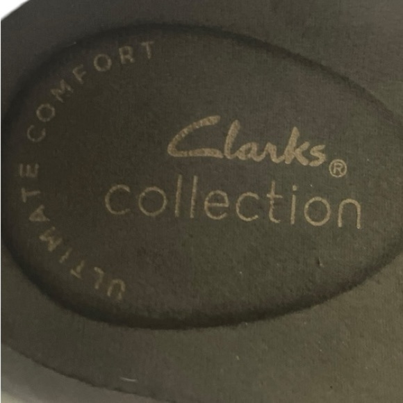 NWT Clarks Women’s Ashland Lane Leather Metallic Slip On Loafers - Picture 7 of 9